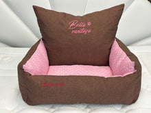 Carica l'immagine nel visualizzatore di Gallery, cuccia/ poltrona per cani e gatti tessuto esterno 70% cotone lav e sfoderabile